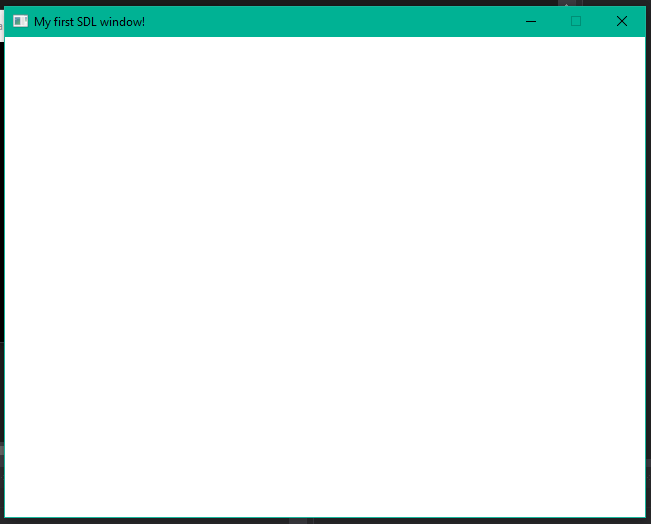 just a white filled window